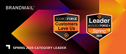 BrandMail Wins the Spring 2025 Leader Award from SourceForge